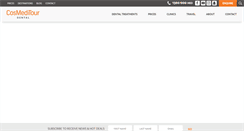 Desktop Screenshot of cosmeditourdental.com